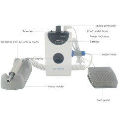 Dental Portable Brushless Micromotor Polisher 50K RPM Electric Micro Motor MM-II