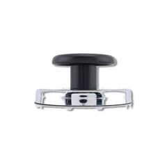 Magnet Source 1.25 in X 2.65 in Black Knob Magnet 25 lb pull 07505
