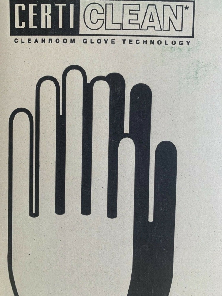 50 pairs VWR CERTICLEAN Class 10 Latex Gloves 12″, Ambidextrous – Size SMALL