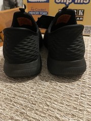 Women’s Sketchers, Work Shoes, Nonslip, Memory Foam Hands-Free Black Size 8 1/2