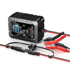FOXSUR 1.5A 6V/12V Battery Charger Maintainer for Car Motorcycle AGM