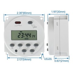 Baomain CN101A AC 110V Digital LCD Power Programmable Timer Time Switch Relay