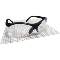 SAS Safety 541-3000 Sidewinders Safety Eyewear, 3.0x Diopter, Clear Lens Blk Frm