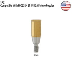 US Dental Hiossen Regular 3-5mm Attachment Abutment & Overdenture Male Caps Kits