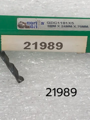 2 Flutes 3.0mm x 3.0mm x 24.0mm x 75.0mm CGC Tungsten Carbide Drill NEW