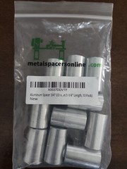 New Aluminum Spacer 3/4″ OD (1-1/4″ Length) 10 Pk