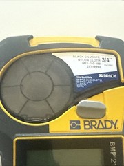 Brady BMP 21 Plus Portable Handheld Label Maker Printer Cartridge batteries Good