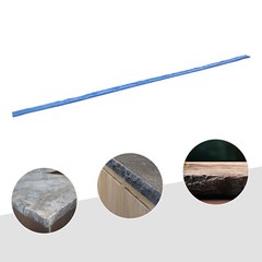 Concrete Edge Form Mold PU Blue 240 × 5 × 2 cm Stone Texture