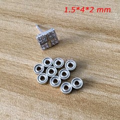 New 10~100PC (1.5 x 4 x 2 mm) 681XZZ Metal Double Shielded Ball Bearings For Toy