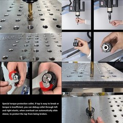 Pneumatic Tapping Machine 0.6-0.8Mpa M3-M12 Pneumatic Thread Tapper for Steel