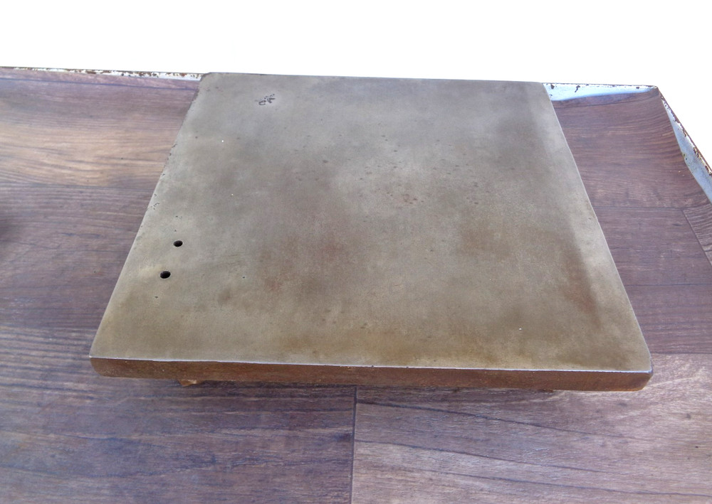Machinist Cast Iron Layout Inspection Table Surface Plate 12” X 12” X 3”