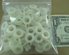Lot 50 Essentra 5/16″ /M8 Nylon Shoulder Washer, Flanged Spacers Sleeve Bushings
