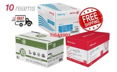 *NEW* Case Copy Printer Printing Paper 8 1/2 x 11 Letter Size 10 Reams 5000 Shts