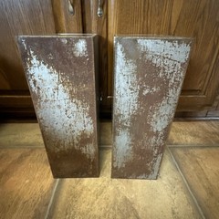 Lot Of 2 VTG Metal File Box Curmanco USA 12×5.5×10 Gray Steel Metal Latch