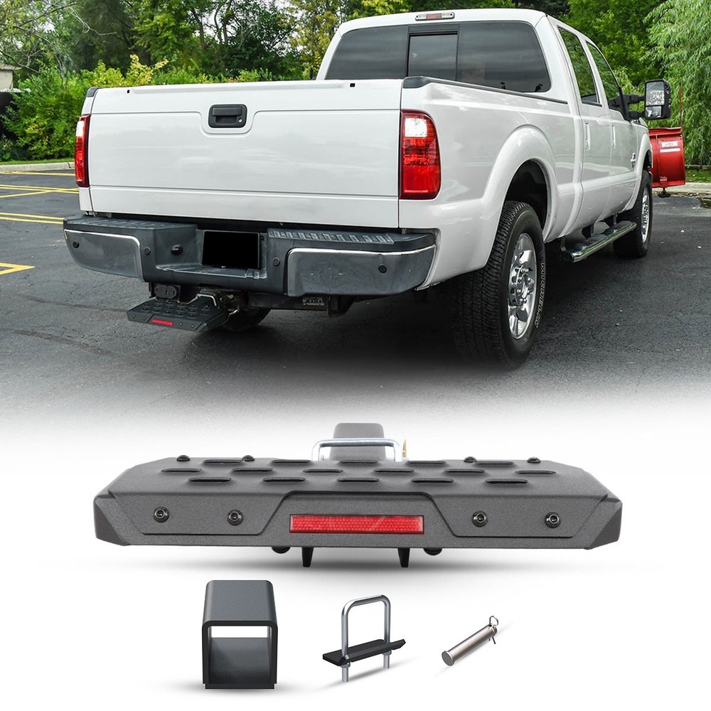 Tow Hitch Step Trailer for 2 Inch Receiver with Pin Lock & U-Bolts Stabilize