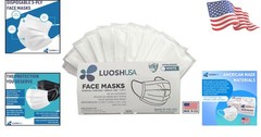 American Made Disposable Face Masks – 50 Count – Kids & Adults – Black & White