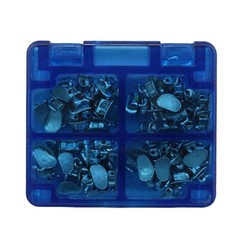 80pcs Tubos de ortodoncia Dental Buccal Tubes 2nd Molar Roth 022 Bondable 3G