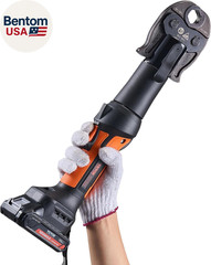 Press Tool, 18V Electric Pipe Crimping Tool for 1/2″, 3/4″, 1″ Copper Pipes, Pre