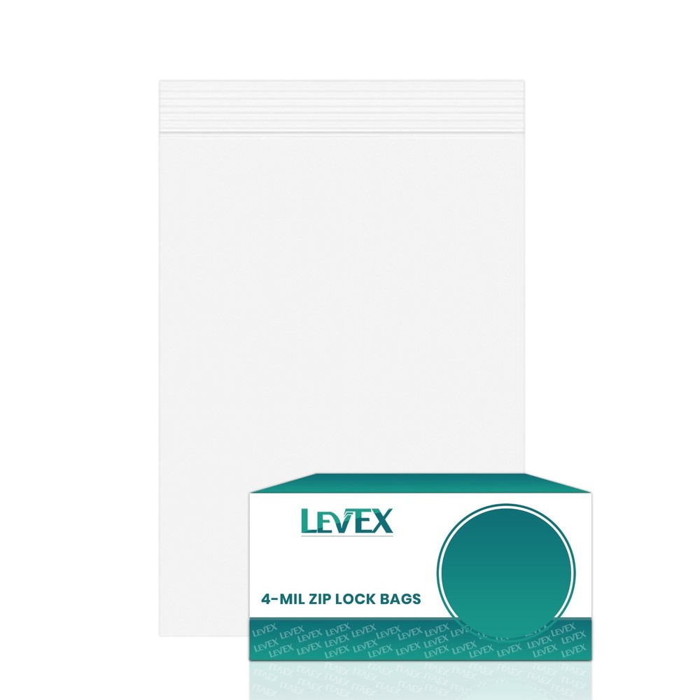 6″ x 10″ Heavy Duty 4Mil Clear Zip Bags Plastic Reclosable Top Lock Baggies