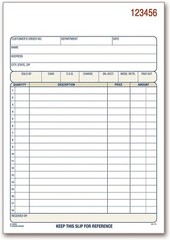 Adams Sales Order Book, 2-Part, Carbonless, White/Canary, 5-9/16 x 8-7/16…