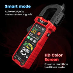 Smart Digital Clamp Meter with HD Screen, Inrush Current & Auto-Ranging