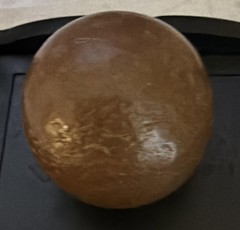 Solid Copper Sphere Ball Approximately 1 Inch Diameter 113 Grams Mill Grinding