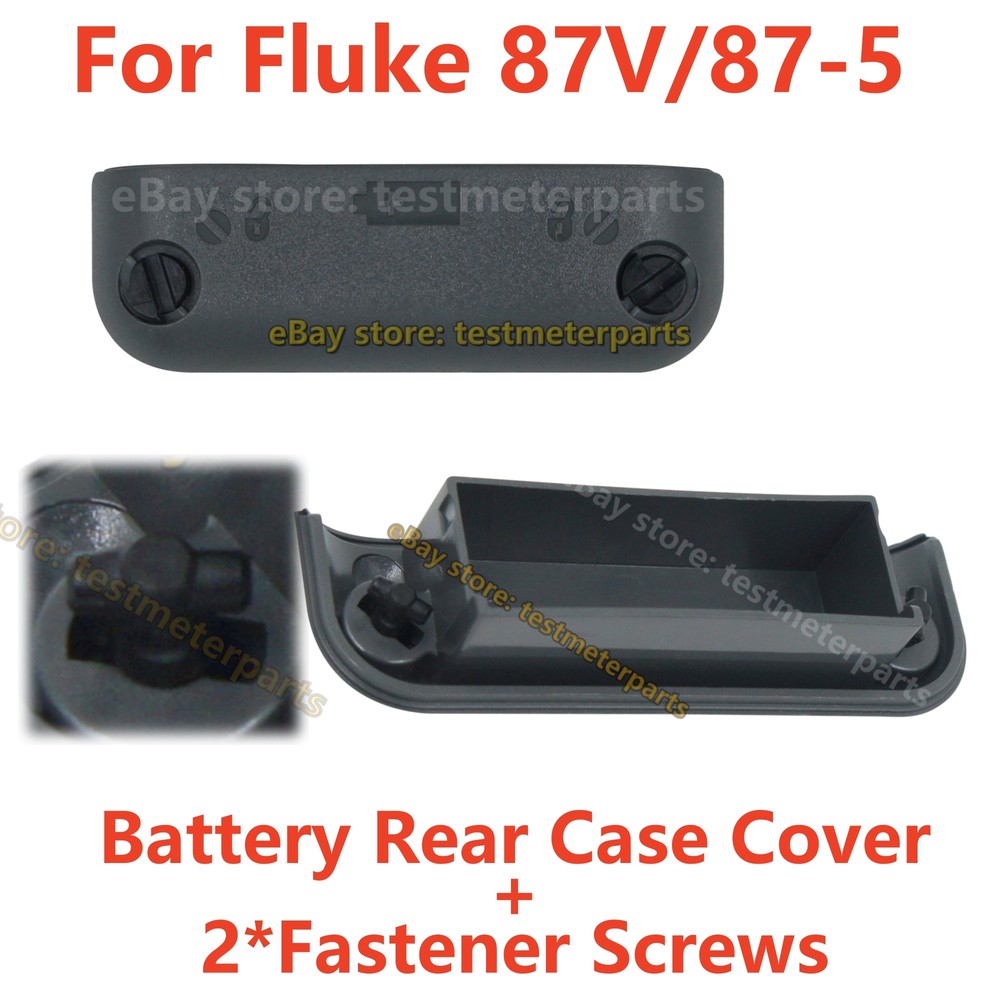 Battery Door Rear Case Cover For Fluke 87V/87-5 Multimeter With Fastener Screws