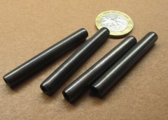 Steel Coiled Spring Pin, 1/4″ Dia x 2.00″ Length, 25 pcs