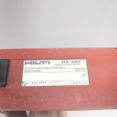 HILTI DX 351 POWDER ACTUATED FASTENING TOOL KIT X-MX32 W/ CASE (CMP127450)