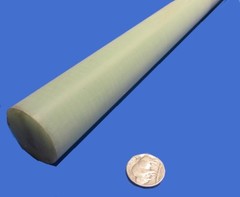 Phenolic Micarta G10FR4 Rods 1.375 (1 3/8″) Diameter x 24″ Long