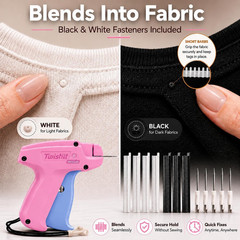 Stitch Gun for Clothes – Handheld Stitch Gun, No-Sew Hemming Tool & Tagging Gun