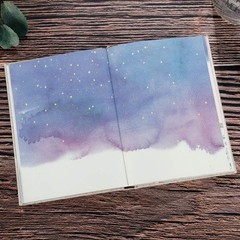 SIIXU Colorful Blank Notebook, Unruled Personal Diary 5.3″ x 7.2″, Multicolor