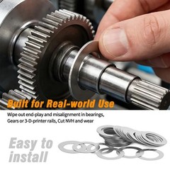 Shim Washer 4 x 8 Precision Spacers Kit 80 Pcs 20 Units x 0.1/0.2/0.3/0.5mm T…