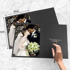 Golden State Art, Pack of 25, 8.5X11 Photo Folders, Cardboard Picture Frame, …