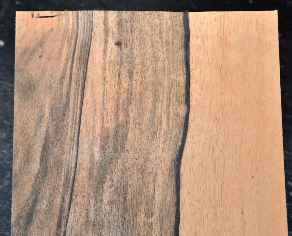 Ebony Raw Wood Veneer Sheet 7 x 31 inches 1/42nd thick IFP-DS1