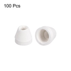 100pcs 4mm Dia Ceramic Insulator Bead Tapered Insulation Bead Heating Wire