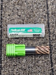 HELICAL 59955 7-Flute Solid Carbide Corner Radius End Mill 1/2″ x 1/2″ x 0.030″