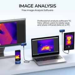 Topdon TC001 Plus Thermal Camera for Android, 256 x 192 IR High Resolution