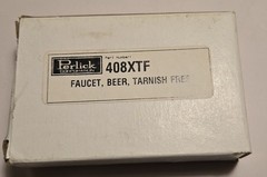 Perlick 408XTF Beer Faucet in Tarnish Free Brass NEW OEM