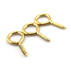 Eye Pins Hooks Eyelets Screw Threaded Mini Eyepins Hook 8mm 10mm 15mm 22mm 26mm