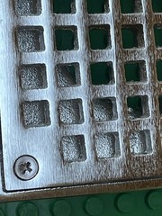 Smith Square Nickel Bronze Grate Floor Drain Shown In Pictures