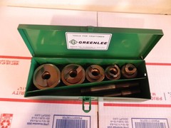Greenlee 744 Slug Splitter Heavy Duty Knock Out Set.