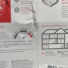 First Alert 10-Year Path Light Photoelectric Smoke Alarm Battery NIOB