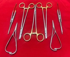 Lot of 7 pcs V.Mueller SU16062 Mayo-Hegar and Hu-Friedy Needle Holders Mathieu