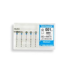 Spherical 3 mm Dia Medium Grit Diamond Bur 5/Pack [836-001.30M1]