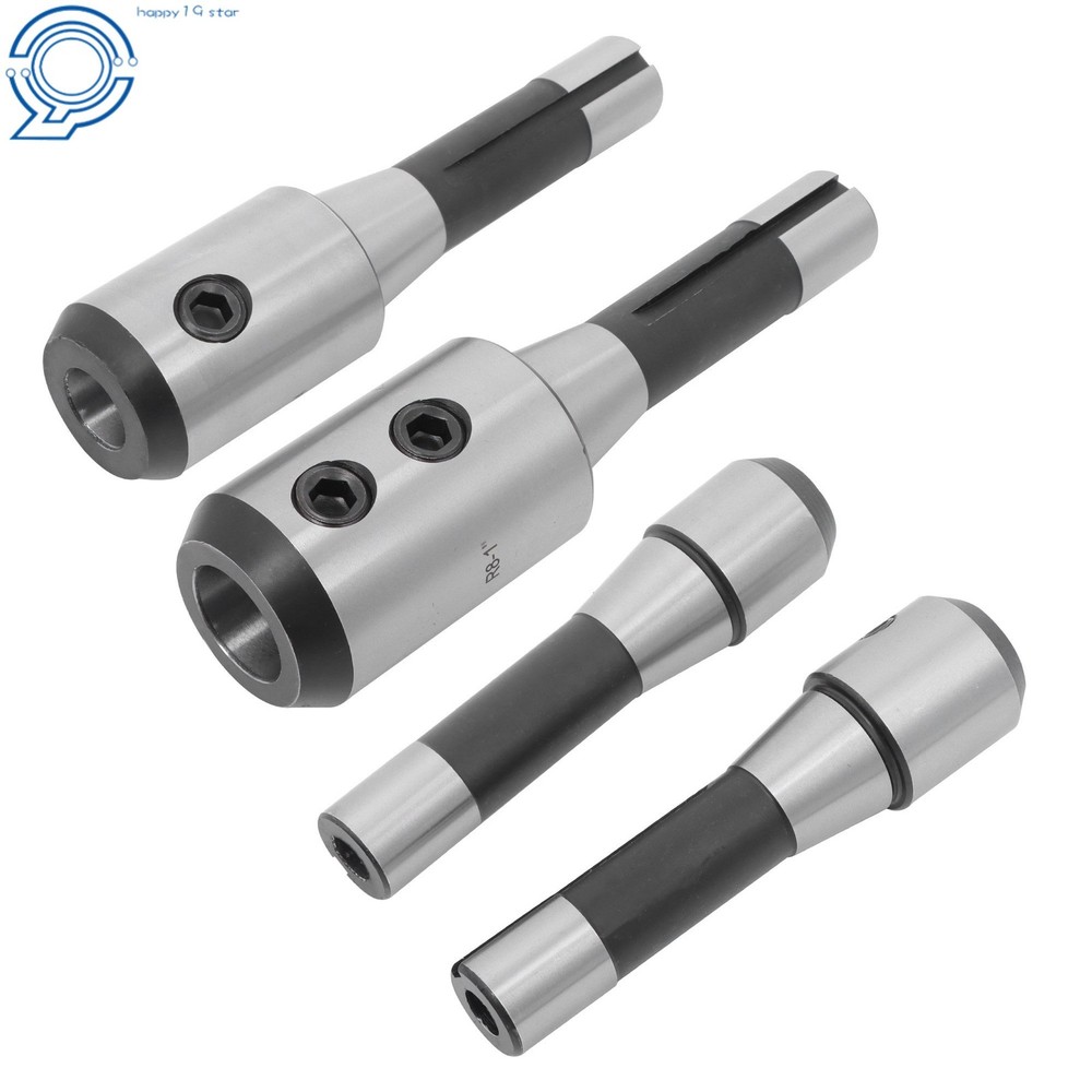 R8 Shank End Mill Holder Set 4 Pack 3/8 to 1 Inch for Milling Machines