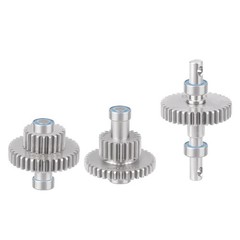 Transmission Gear Set Stainless Steel High Speed Diff Gear for Traxxas TRX4M …