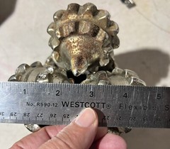 Tri Cone 4 7/8 Oil & Gas Drill Bit 10 pounds All Three Gears Spin Easily