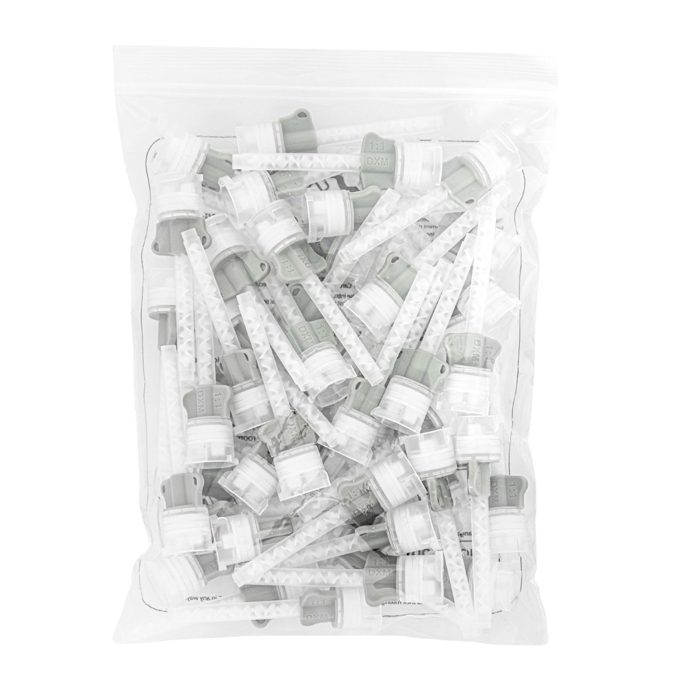 48pcs DX-MIXER Dental Mixing Tips Impression Material Light Body 4.2mm