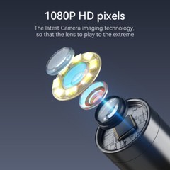 1080P Industrial Endoscope Camera Single Dual Lens 4.3” Car Inspection IP67
